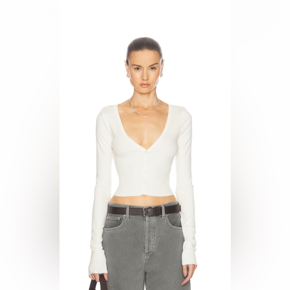 ETERNE “cropped cardigan”